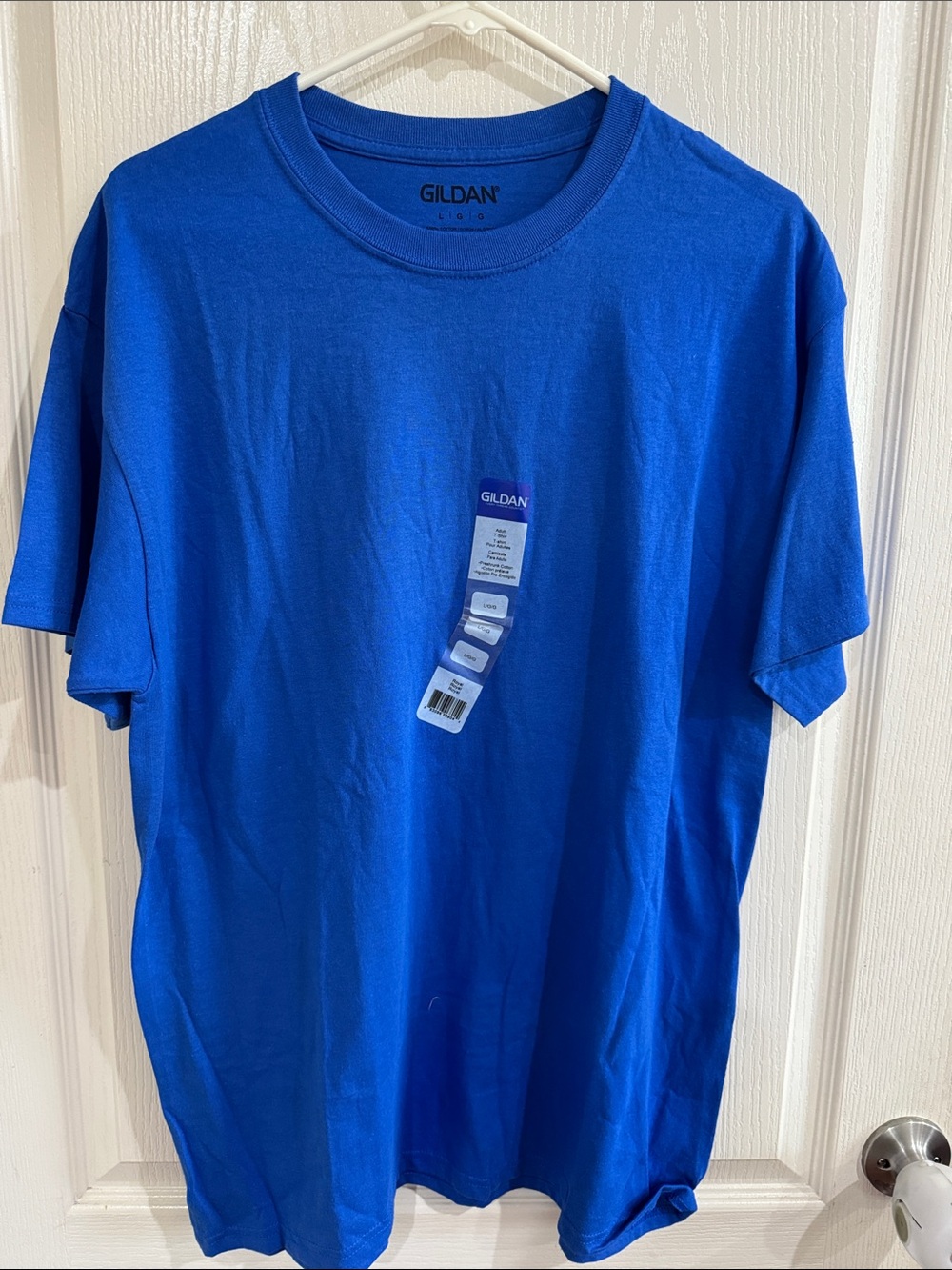 Gildan Men's Short Sleeve Crewneck T-Shirt in Royal Blue
